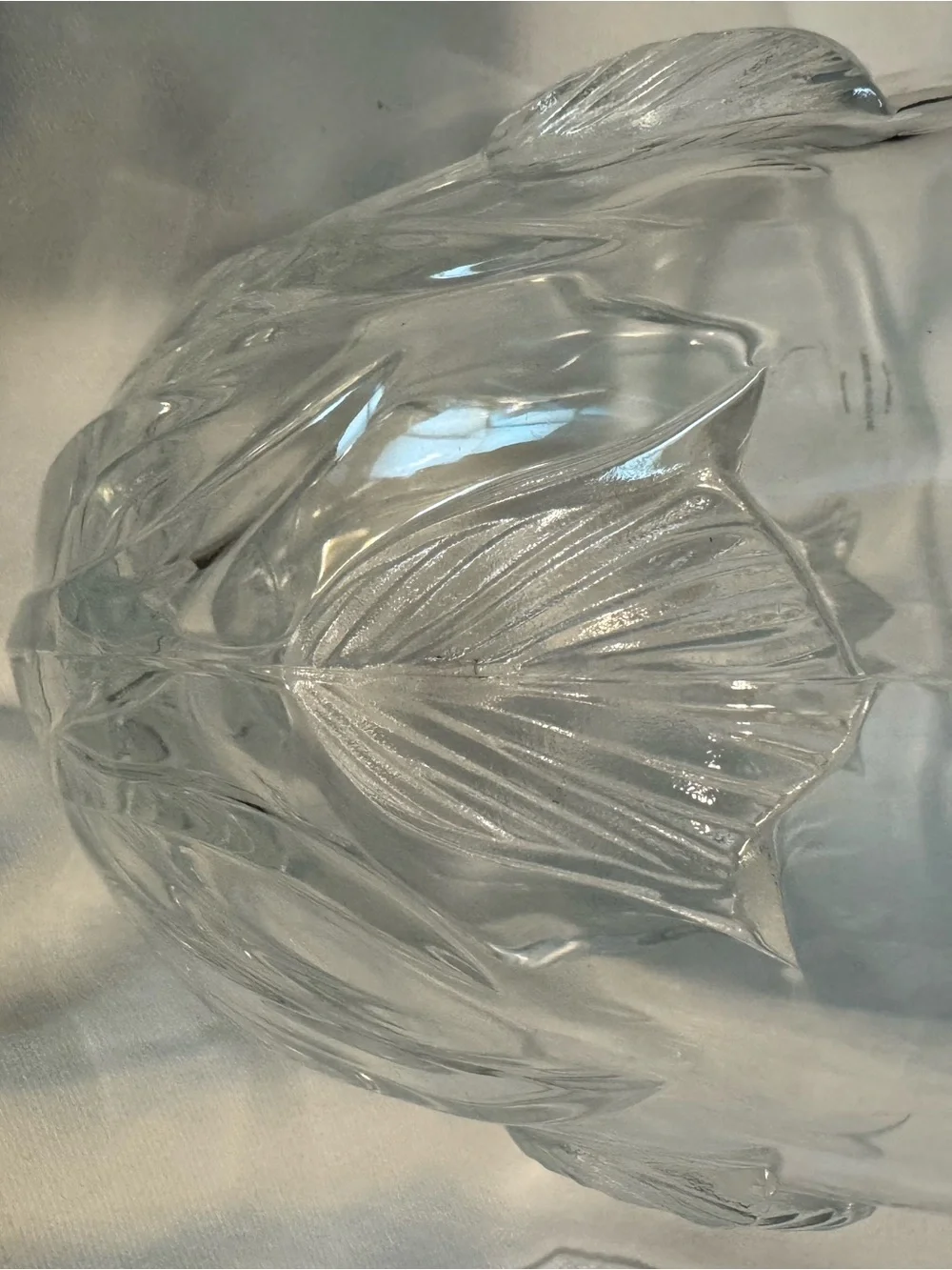 Clear 24% Lead Crystal 6 inch Glass Vase - Made in France